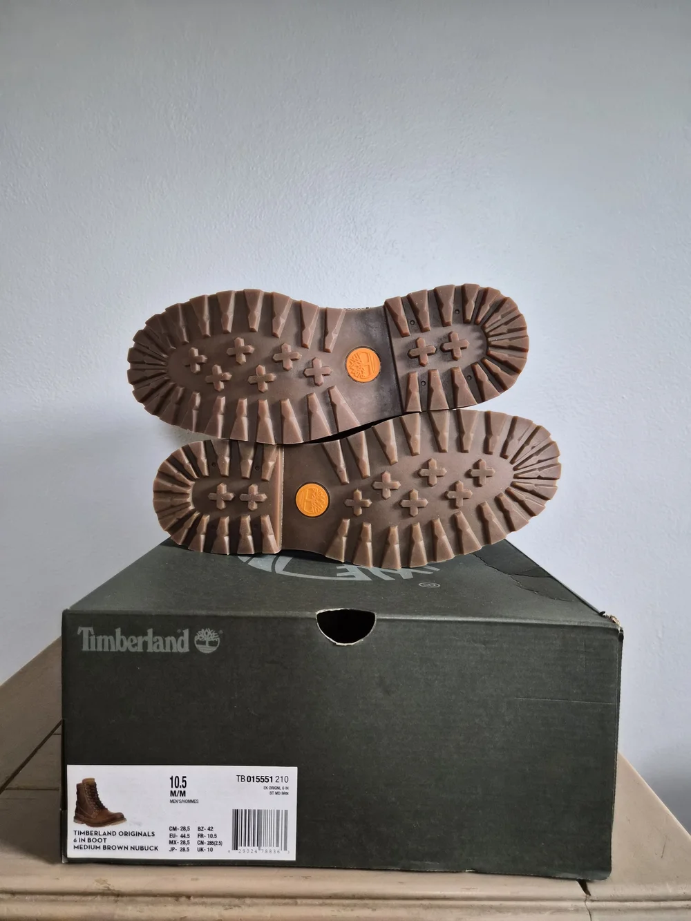 Men's Brown Lace-Up Work Boots